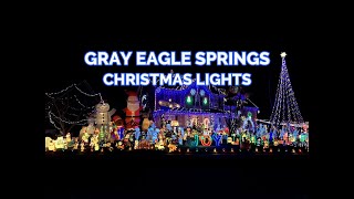 DRIVE THROUGH BY HOLIDAY LIGHTS IN GRAY EAGLE SPRINGS KNOXVILLE TN. SECOND TIME DEC. 03, 2021