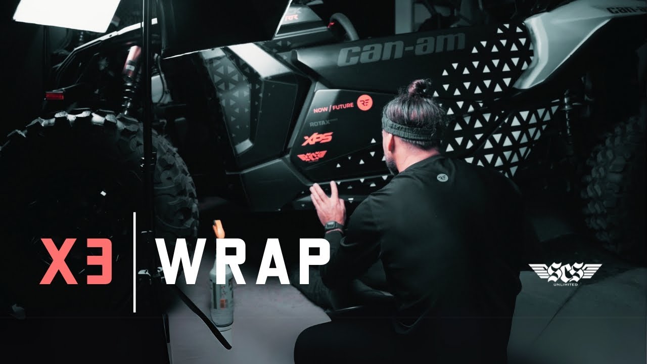 Can-Am X3 DS Turbo RR Full Wrap Install Pyramid Scheme