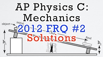 2012 #2 Free Response Question - AP Physics C: Mechanics - Exam Solution