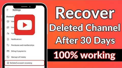 How to recover Permanently Deleted YouTube Channel (2025) | Recover Deleted YouTube Channel