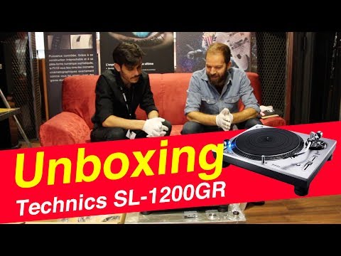 Unboxing Technics SL-1200GR - Cobra.fr