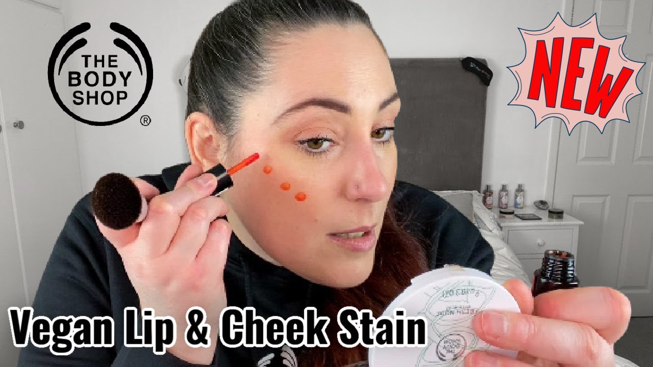 Testing out the NEW Vegan Lip & Cheek Stain from The Body Shop