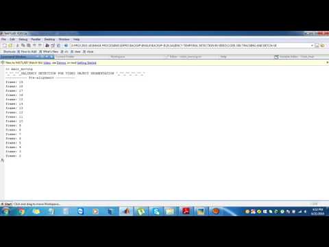 Video object segmentation using matlab code||ieee 2017 projects at bangalore,chennai
