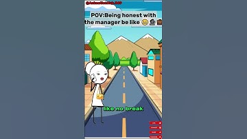 Being honest with the manager be like 😬🗣️💼 #shorts #memes #animation #managersbelike AC@emfandango