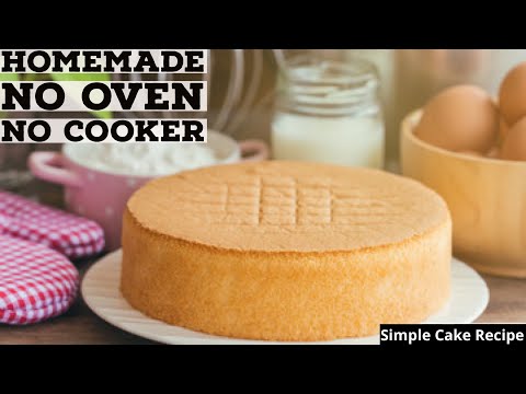 easy-vanilla-sponge-cake-without-oven-recipe-|-how-to-make-basic-sponge-cake-|-plain-sponge-cake