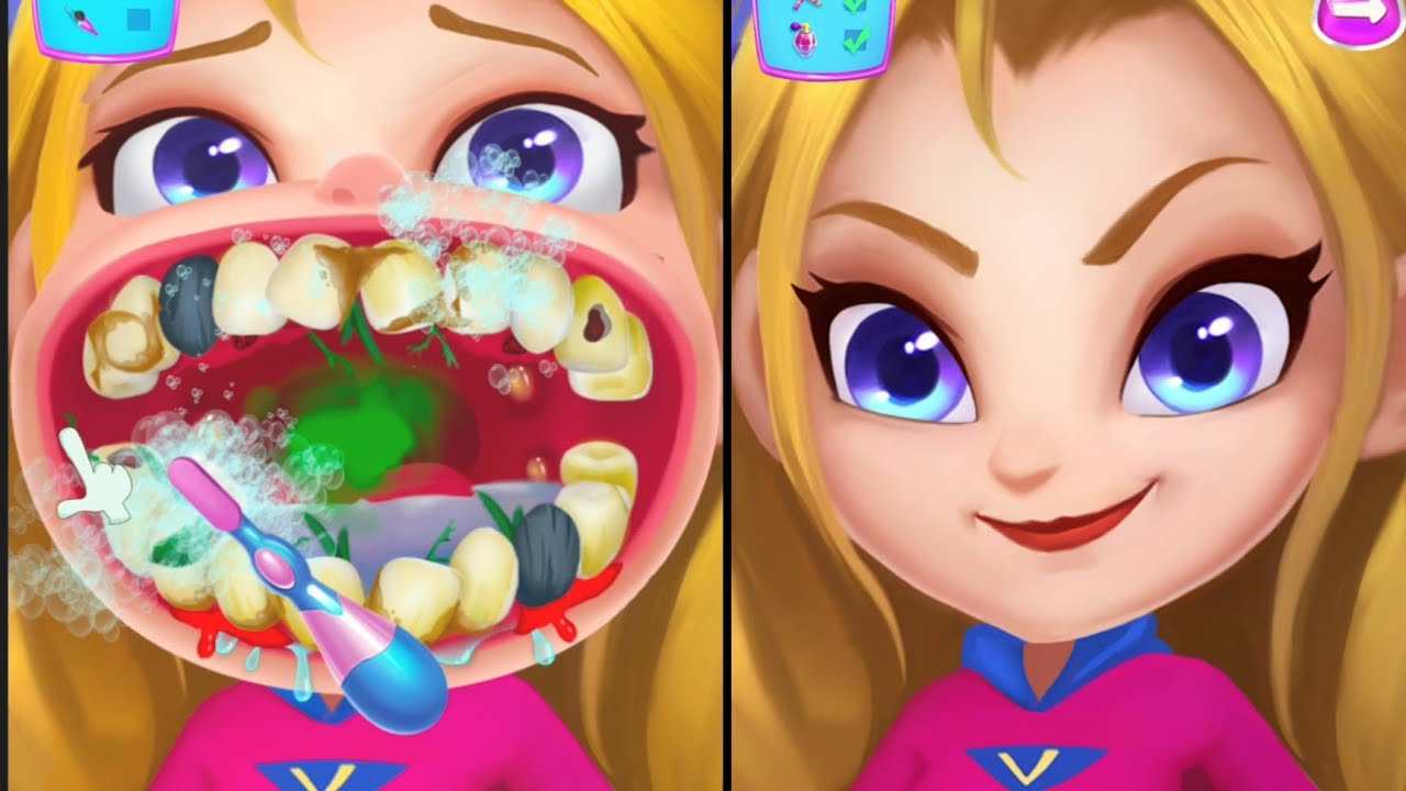 Toothache Game Toothache Superhero goes to the Dentist | Superhero Dentist Game - YouTube
