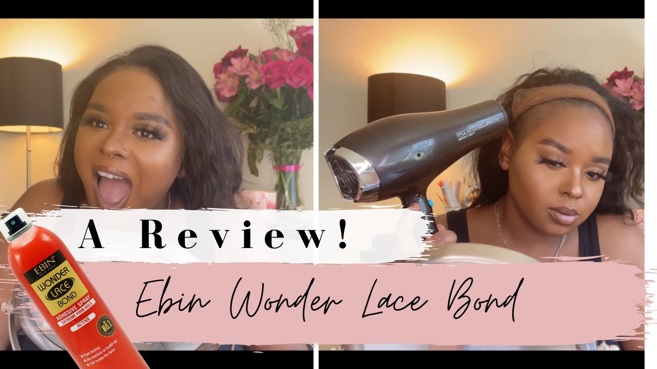 20X THE HOLD THEY SAID! EBIN WONDER LACE BOND SPRAY. Worth the hype? honest  review! CARMELIA_X 