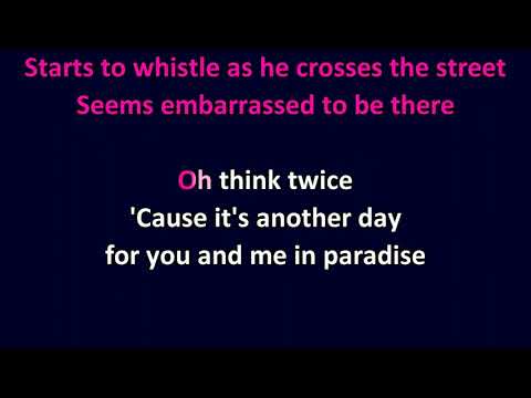 Phil Collins - Another Day In Paradise KARAOKE  (backing vocal)