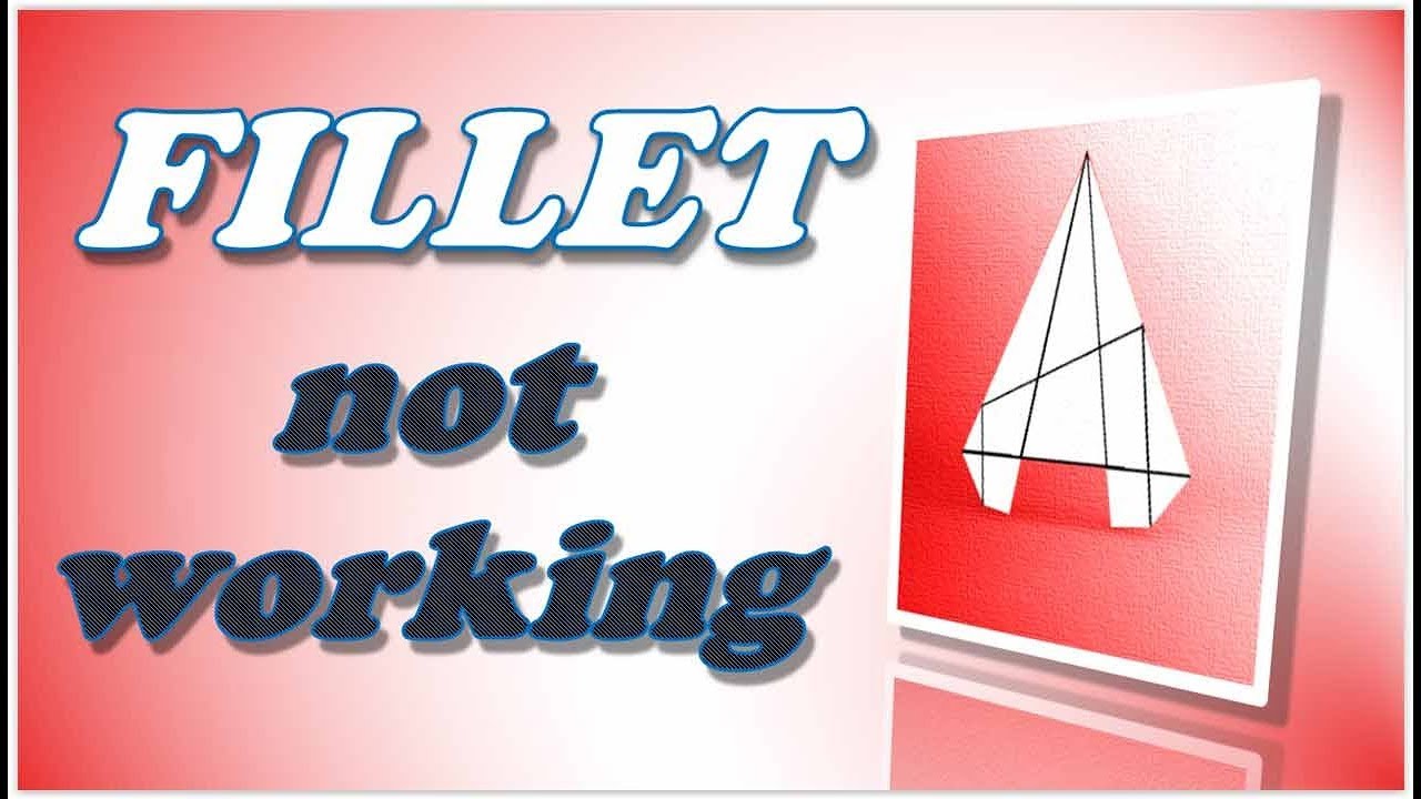 Fillet autocad commands not working - how to use fillet in ...