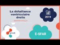 e-sfar 2019 - La défaillance ventriculaire droite