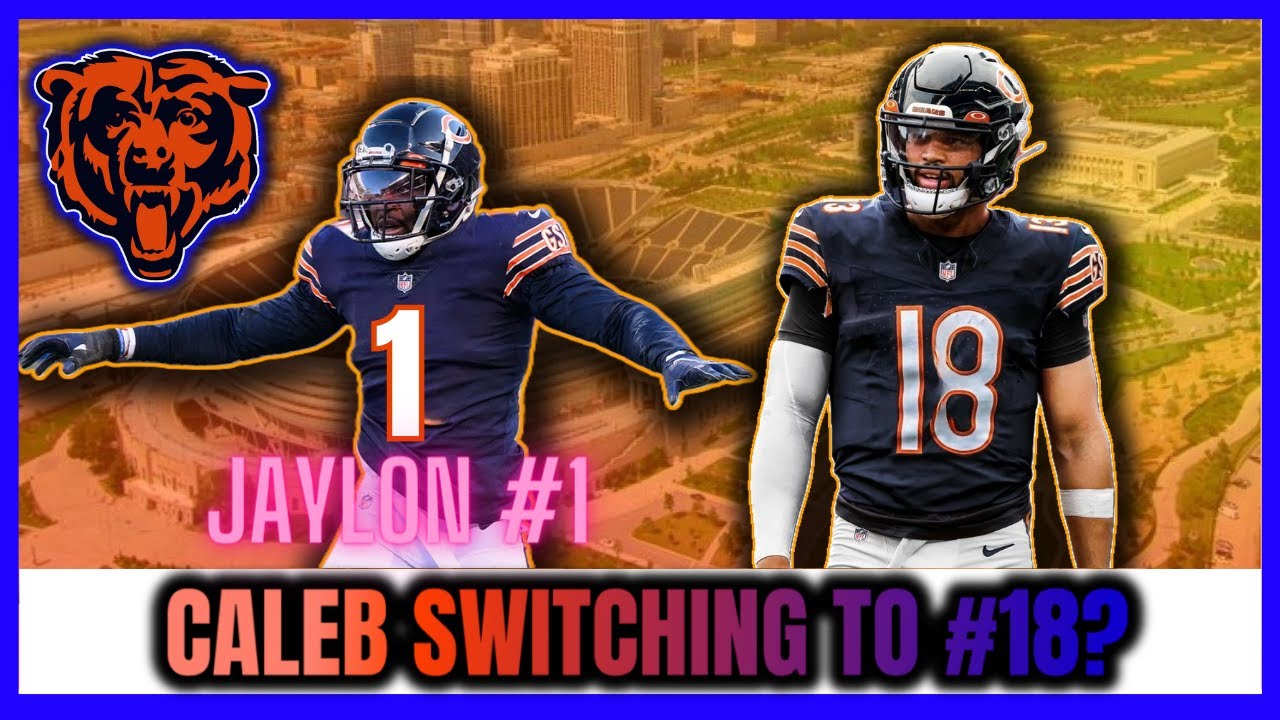 Caleb williams jersey 18 discovered on chicago bears website youtube