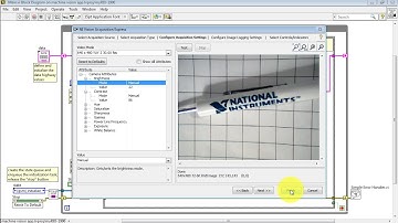 NI Vision: Run the MVA Project (New Camera)