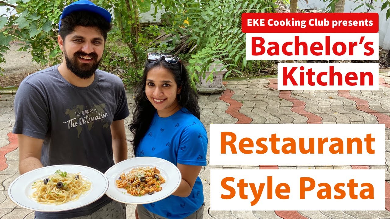 Restaurant Style Pasta at Bachelor's Kitchen Eat Kochi Eat YouTube