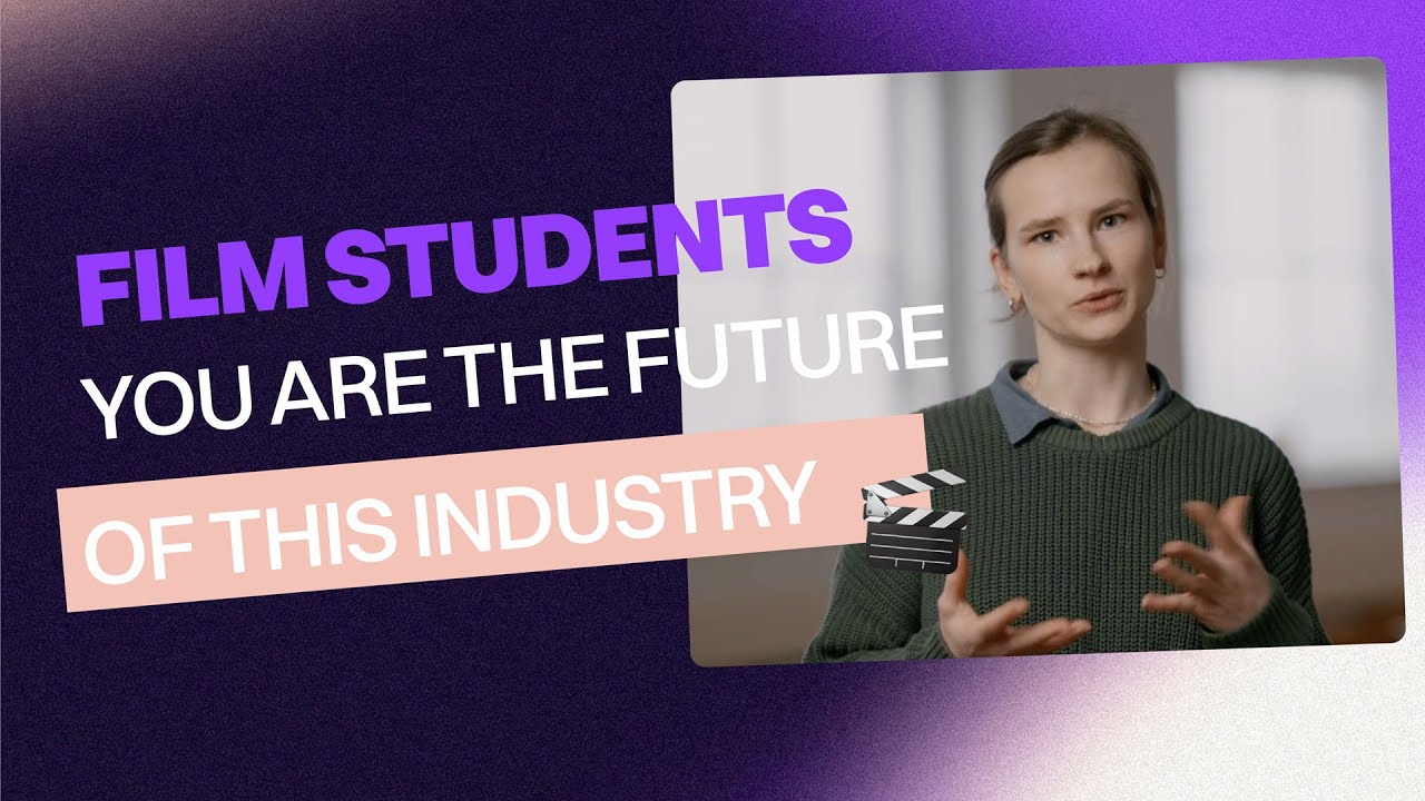 Film students, you are the future of this industry 🎬❤️