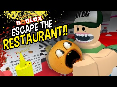 ESCAPE THE RESTAURANT!!! (Roblox Annoying Orange Plays)