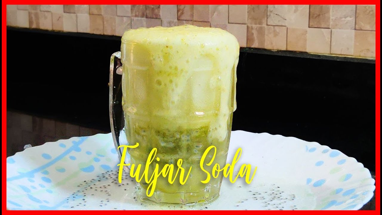 FULJAR SODA Most Unique Fizzy Drink of India Recipe in Marathi by