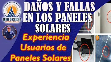 ¿Qué puede dañar los paneles solares?