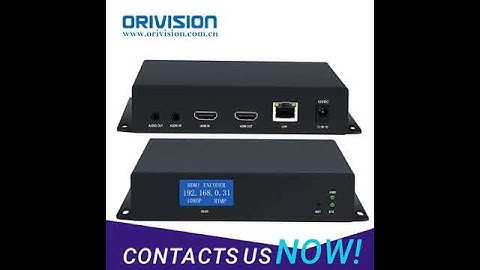 EH901 H265 H264 HD 1080P HDMI Audio Encoder OLED IPTV Encoder with HDMI Loopout