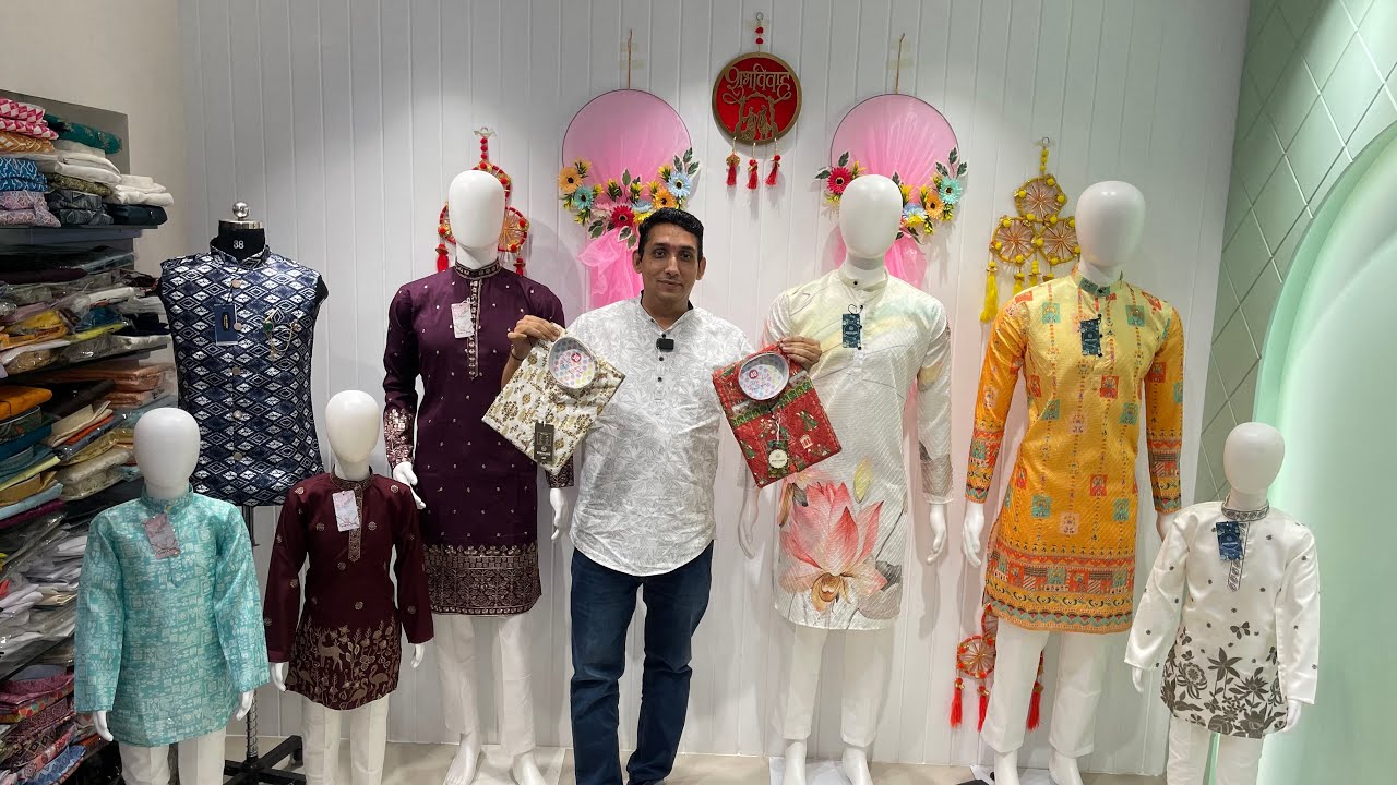 Kids & Men’s Kurta Pajama Factory In Kolhapur | kids kurta pajama wholesale Market |