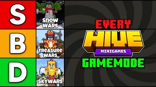 Ranking EVERY Hive Gamemode EVER (Minecraft Bedrock)