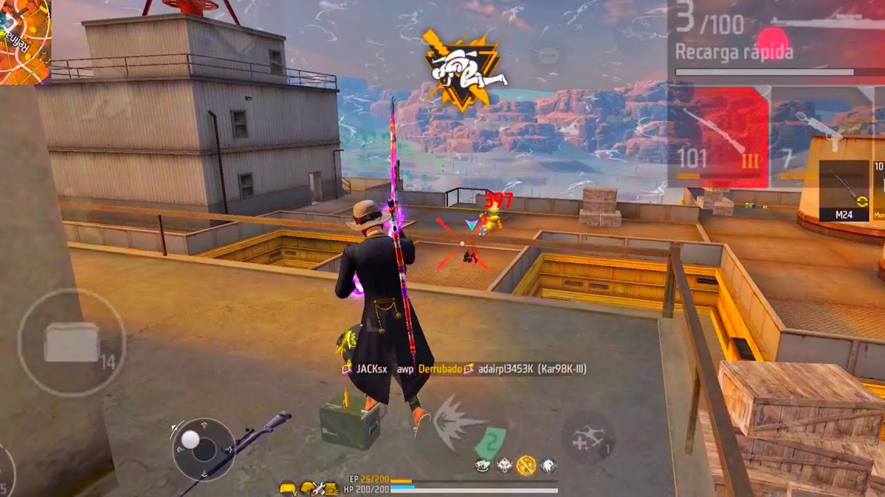 POR ISSO A KAR98 É A MELHOR SNIPER DO FREE FIRE!😱🔥 JACKsx FF