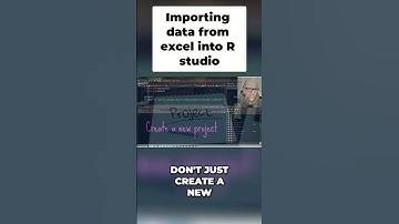 Import Excel to R: Step-by-Step Guide for Beginners #shorts