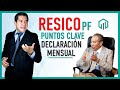 Puntos clave para la declaracin de resico personas fsicas  jos antonio gonzlez castro