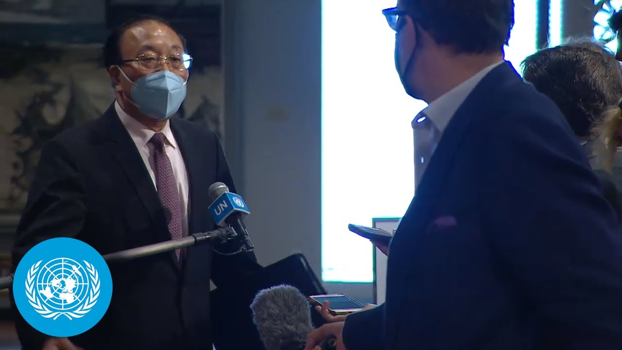 China on Syria - Security Council Media Stakeout (6 July 2021)