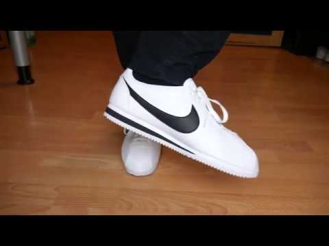 Nike Cortez WHITE/BLACK - Unboxing 