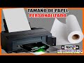 💻 Como configurar el TAMAÑO de PAPEL personalizado en una impresora EPSON 🖨