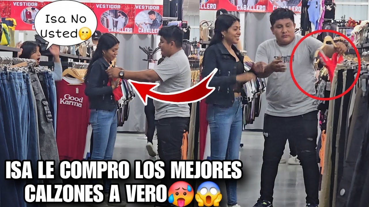 ISA Se Llevo a VERO A Comprar Sus Mejores Calzon3s Para La Gran Noche Rom4ntica Que Tendran🥵😱