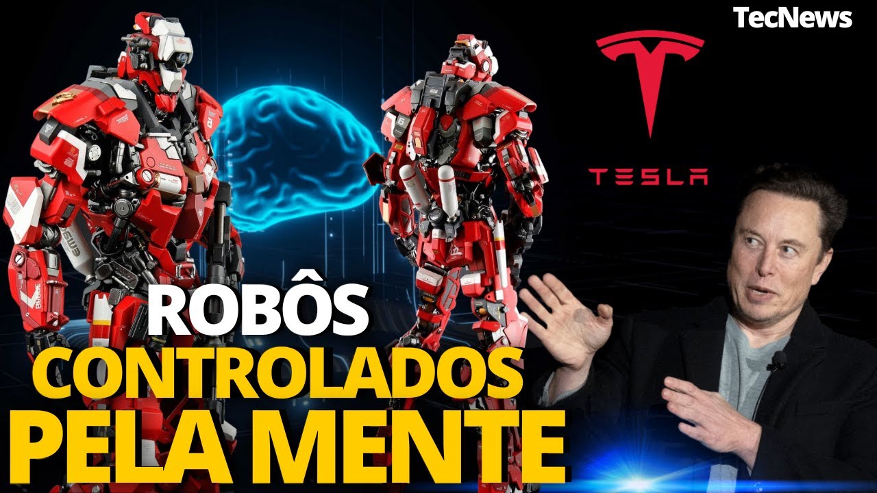 Exército testa robôs com IA controlados pela mente | Elon Musk e a sede da Tesla para IA e robótica