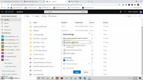 Creating a Sub Folder in OneDrive