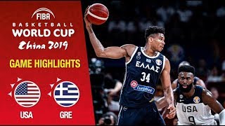 USA vs Greece - Full Game Highlights | Sept 7, 2019 | FIBA World Cup 2019