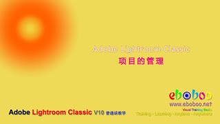 Adobe Lightroom Classic 项目的管理 - 普通话教学