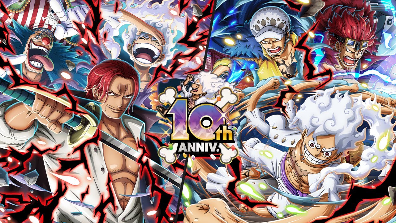 OPTC - Showcase + Animation Luffy, Shanks, Ace & Roger!