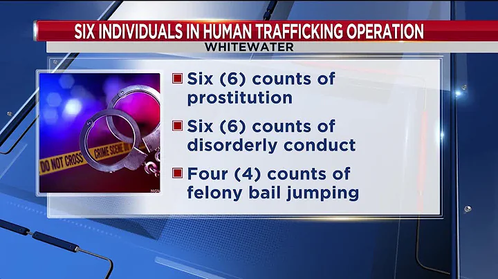 Whitewater Police: Six men arrested in human trafficking operation