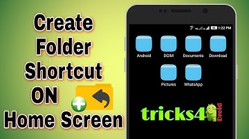 How To Create A Folder Shortcut On Home Screen