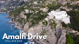 Amalfi Drive Full Bus Ride (one of the most stunning bus rides in the world)