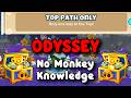 BTD6 Odyssey | No Monkey Knowledge Guide | Hard Mode Tutorial | Top Path Only