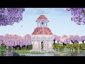 【マインクラフト】桜で作るガゼボの作り方【マイクラ建築】