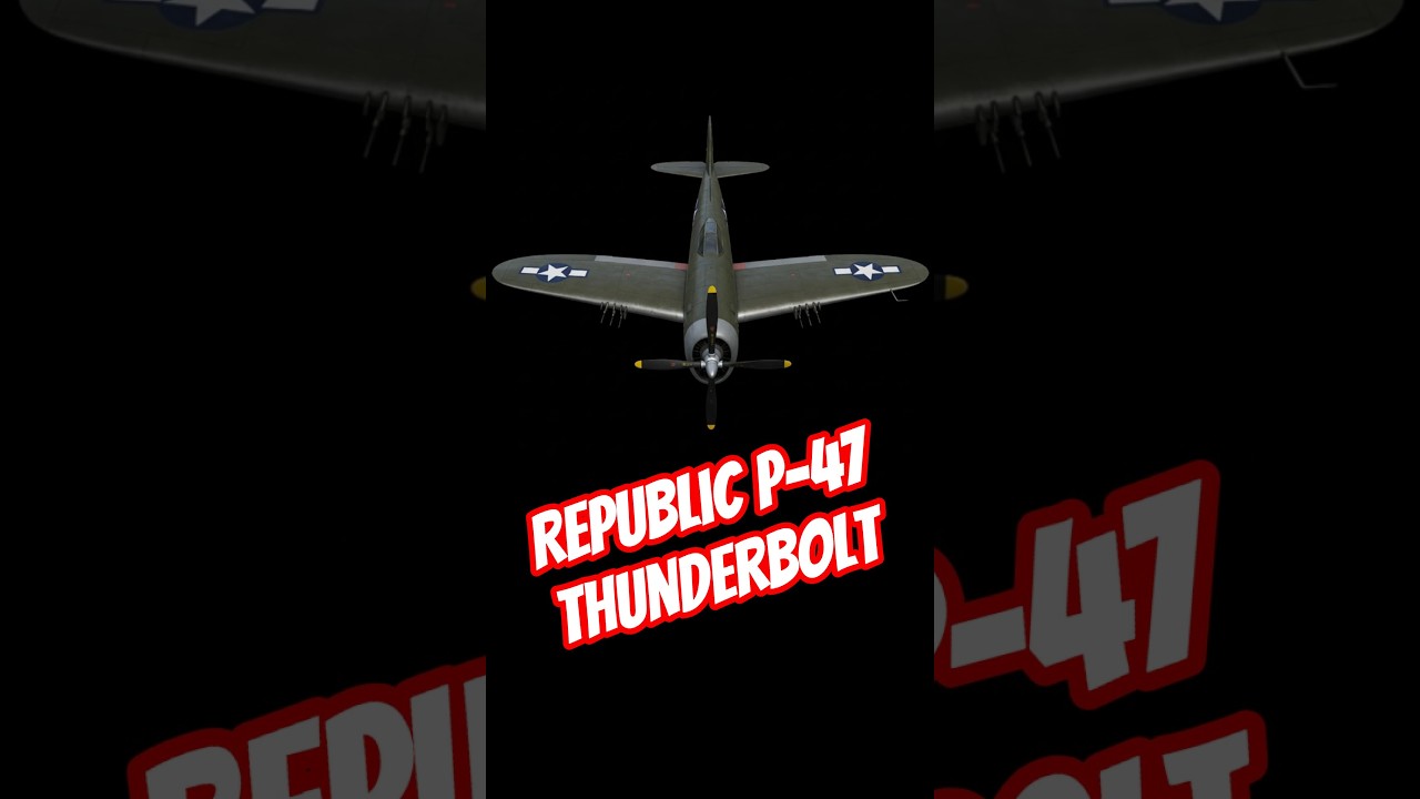 Republic P-47 Thunderbolt #shorts