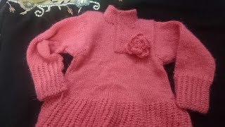 New knitting pattern for baby girl /knitting design/ knitting sweater / knitting girls long frock