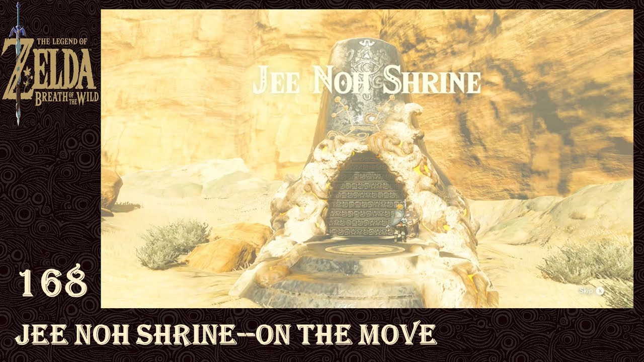 The Legend of Zelda Breath of the Wild168 Jee Noh Shrine On the Move