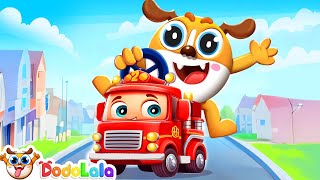 Brave Rescue Team are Coming 🚒  Firefighter Rescue Song | Kids Learning Song With DodoLala - DooDoo