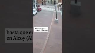 Persecución de película por las calles de Alcoy (Alicante) que acaba en un forcejeo #Persecución