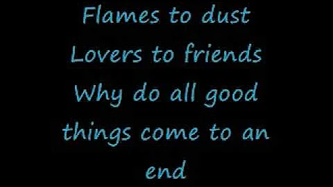 Nelly Furtado- All Good Things Come To An End with lyrics on screen