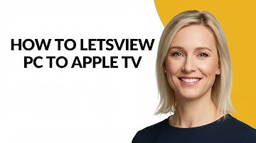 How to Letsview Pc to Apple Tv - Julia