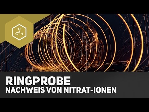 Ringprobe zum Nachweis von Nitrat-Ionen