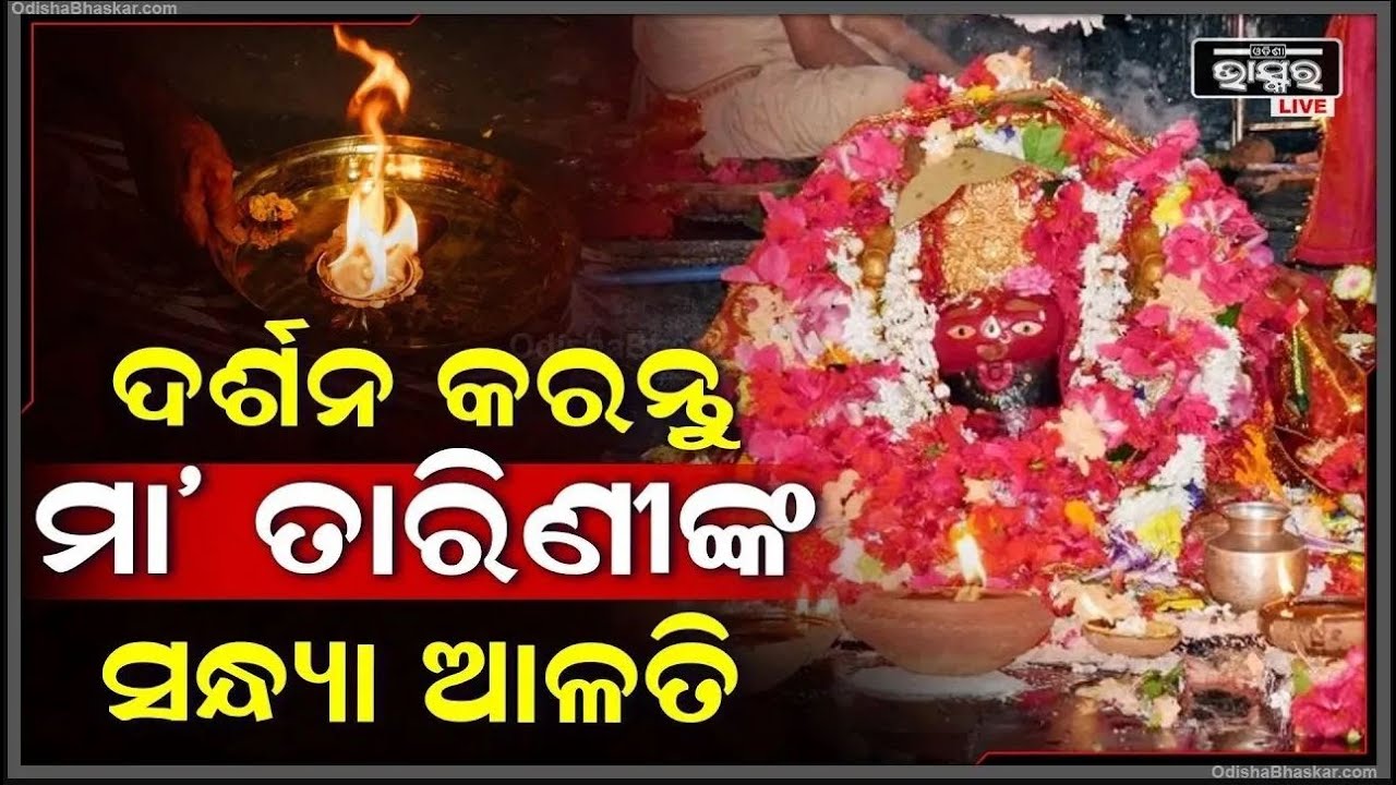 ଦର୍ଶନ କରନ୍ତୁ ମା ତାରିଣୀଙ୍କ ସନ୍ଧ୍ୟା ଆଳତି..ଆଶିଷ ଲାଭ ହେବ